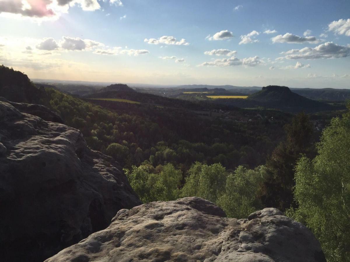 Ferienwohnung „Am Gnaucks Hutberg“ Hohnstein Zewnętrze zdjęcie